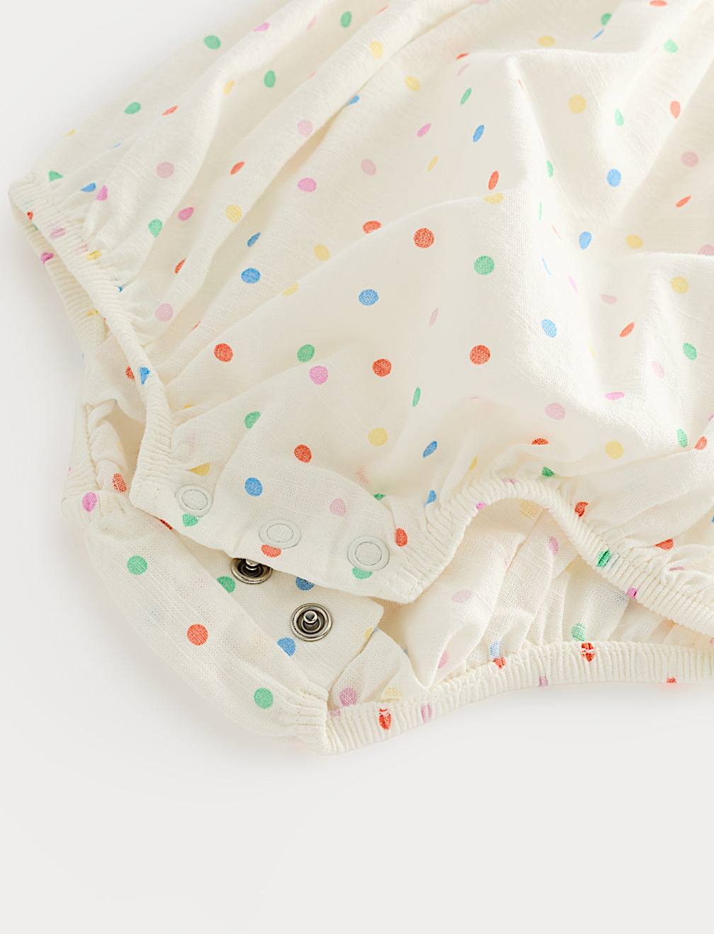 Pure Cotton Polka Dot Romper (0-2 Yrs)