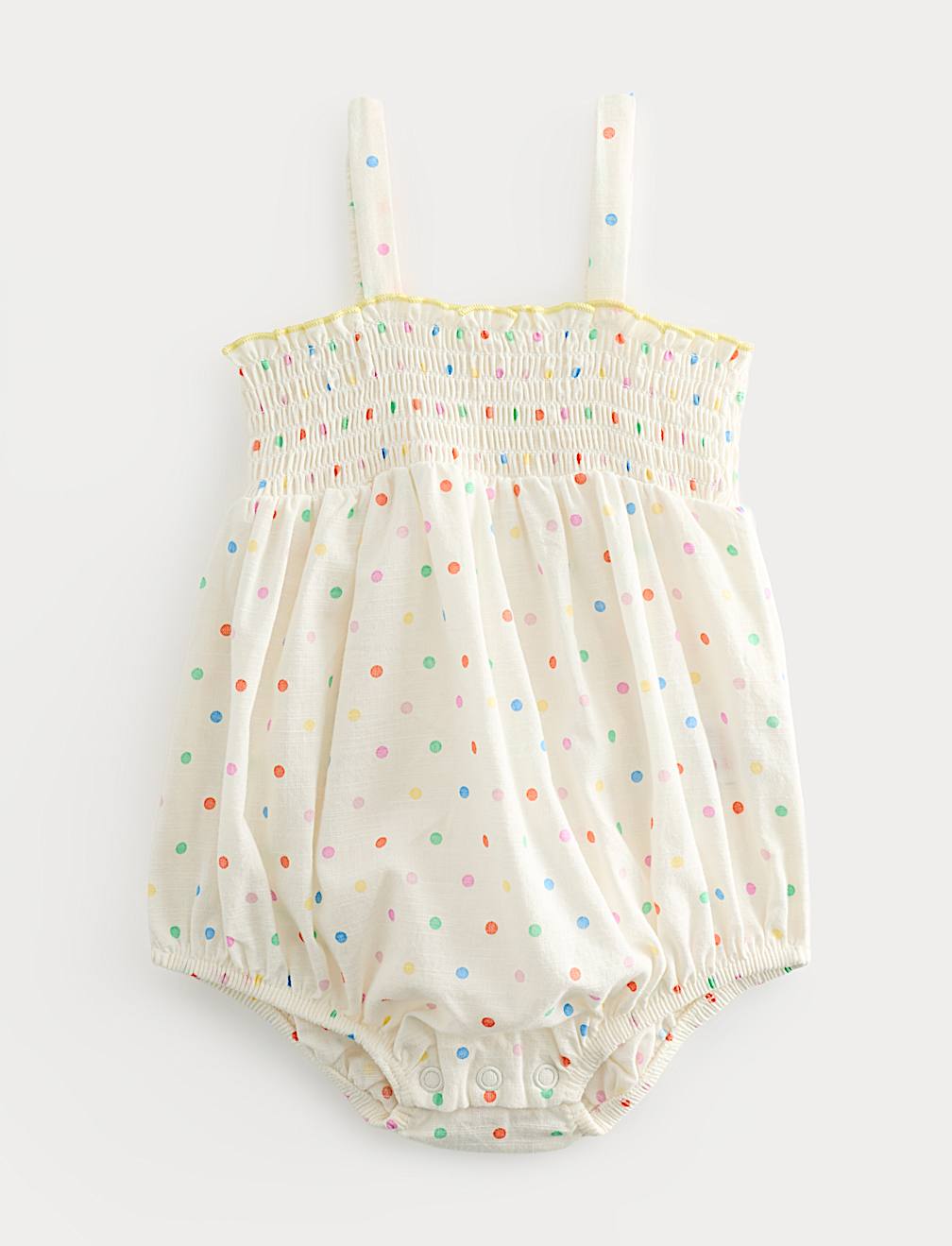 Pure Cotton Polka Dot Romper (0-2 Yrs)