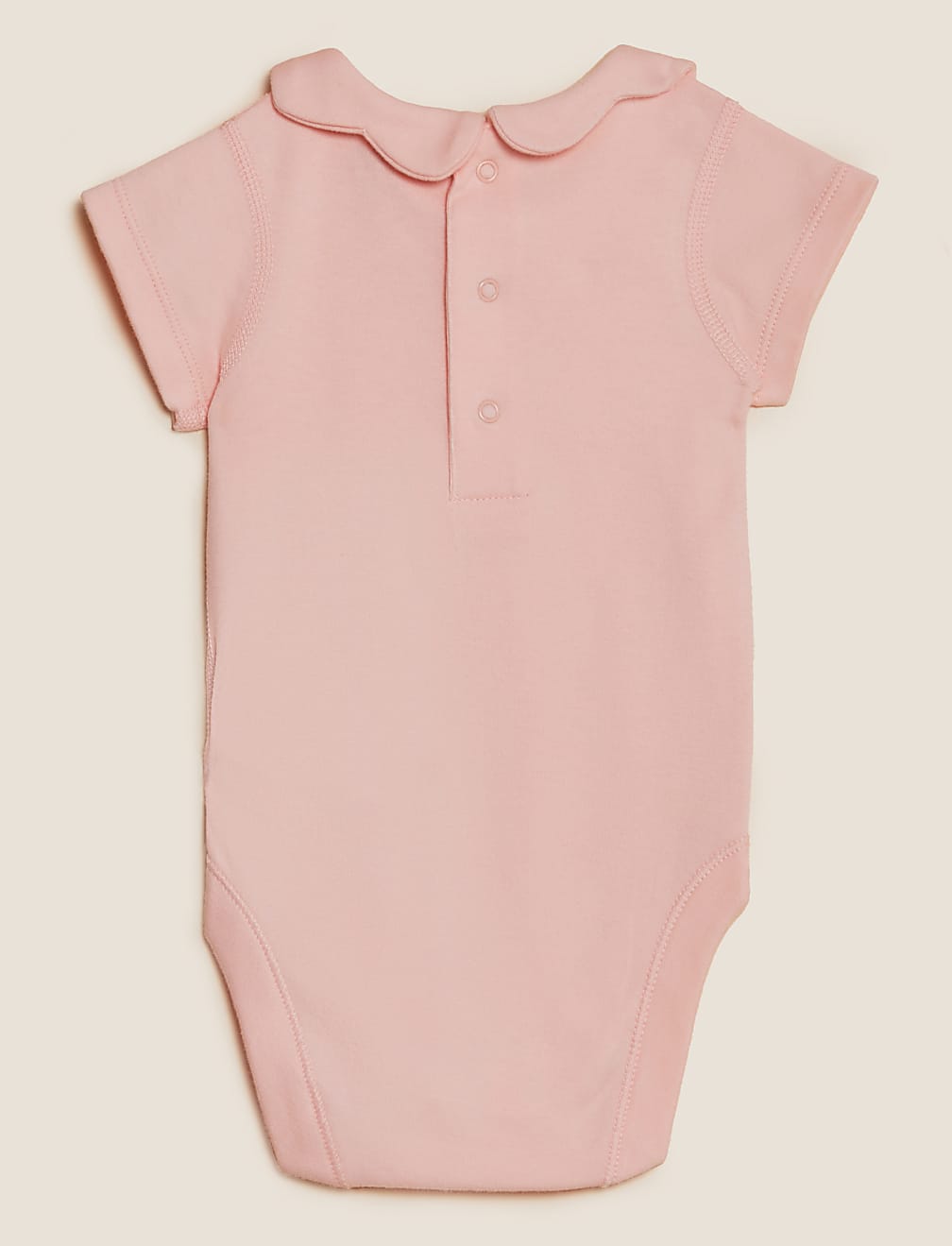 3pk Pure Cotton Bodysuits (0-3 Yrs)