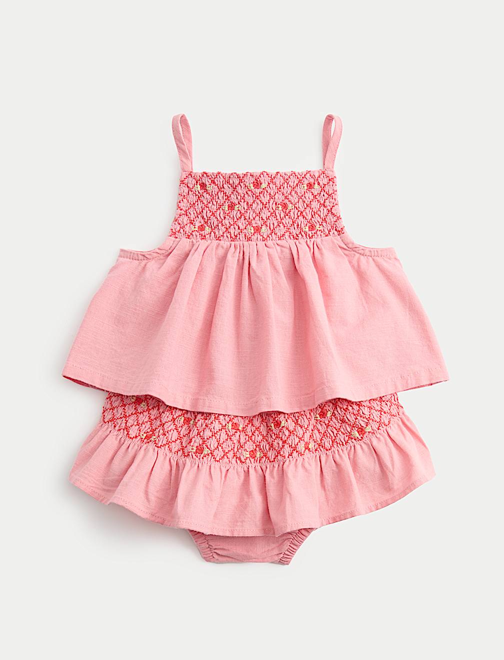 2 Piece Pure Cotton Top & Bottom Outfit (0 Months - 18 Months)