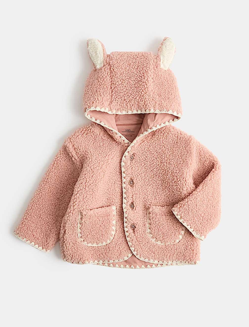 Borg Jacket with Ears (0-12 Mths)