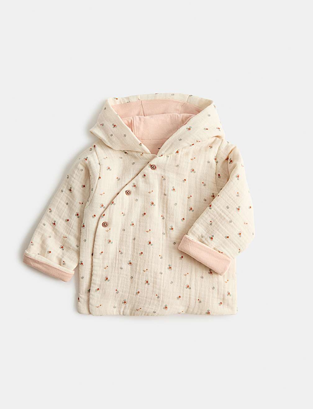 Pure Cotton Floral Jacket (7lbs - 1 Yrs)