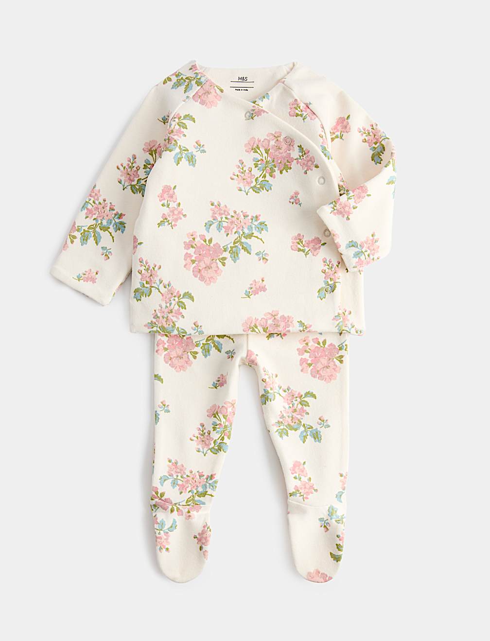 2 Piece Cotton Rich Jersey Outfit (7lbs - 12 Mths)