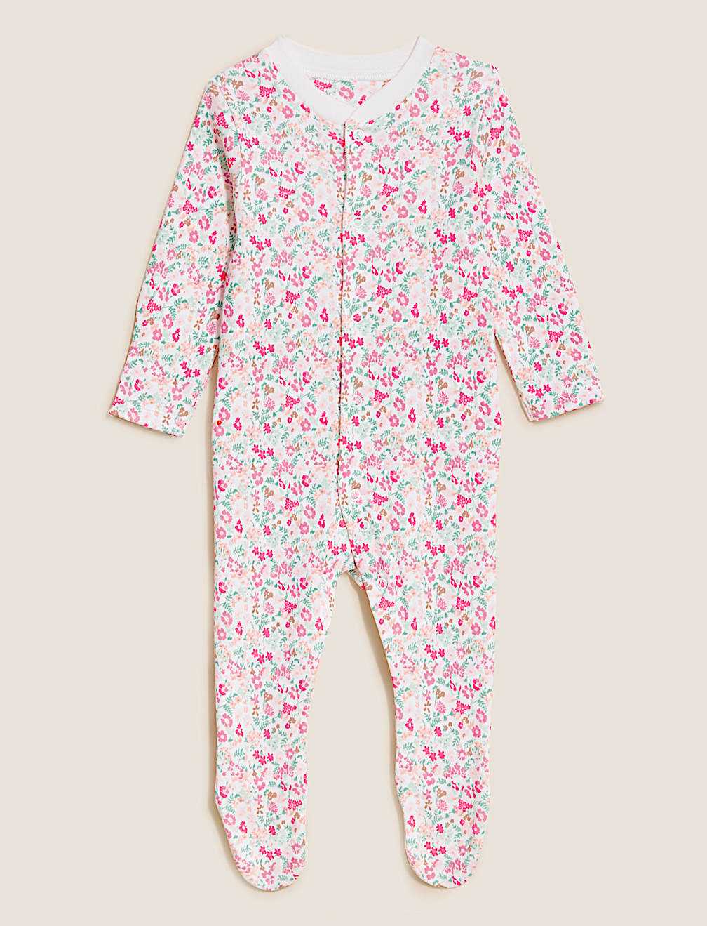 3pk Pure Cotton Printed Sleepsuits (0-3 Yrs)