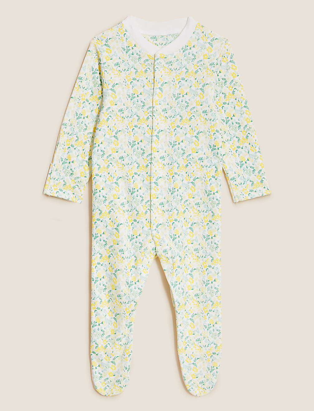 3pk Pure Cotton Printed Sleepsuits (0-3 Yrs)