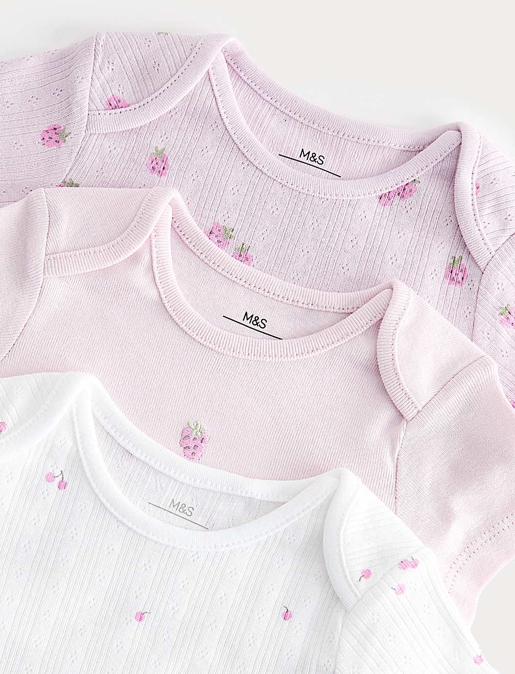 3 Pack Pure Cotton Printed Bodysuits (6&frac12;lbs-3 Yrs)