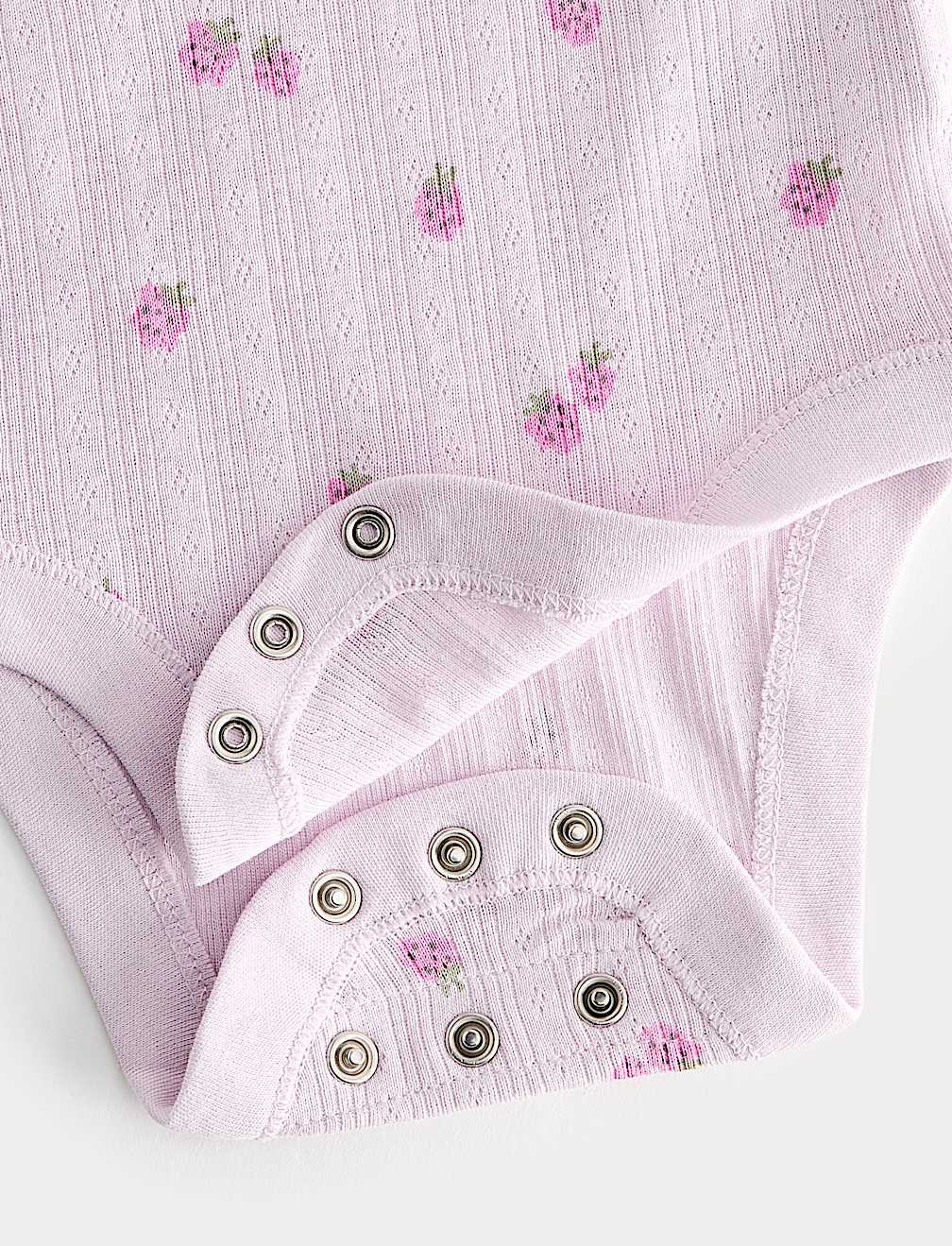 3 Pack Pure Cotton Printed Bodysuits (6&frac12;lbs-3 Yrs)