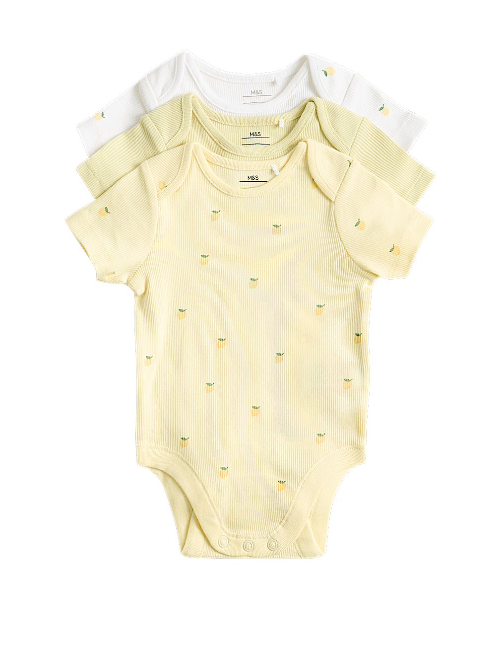 3 Pack Cotton Rich Bodysuits (6&frac12;lbs-3 Yrs)