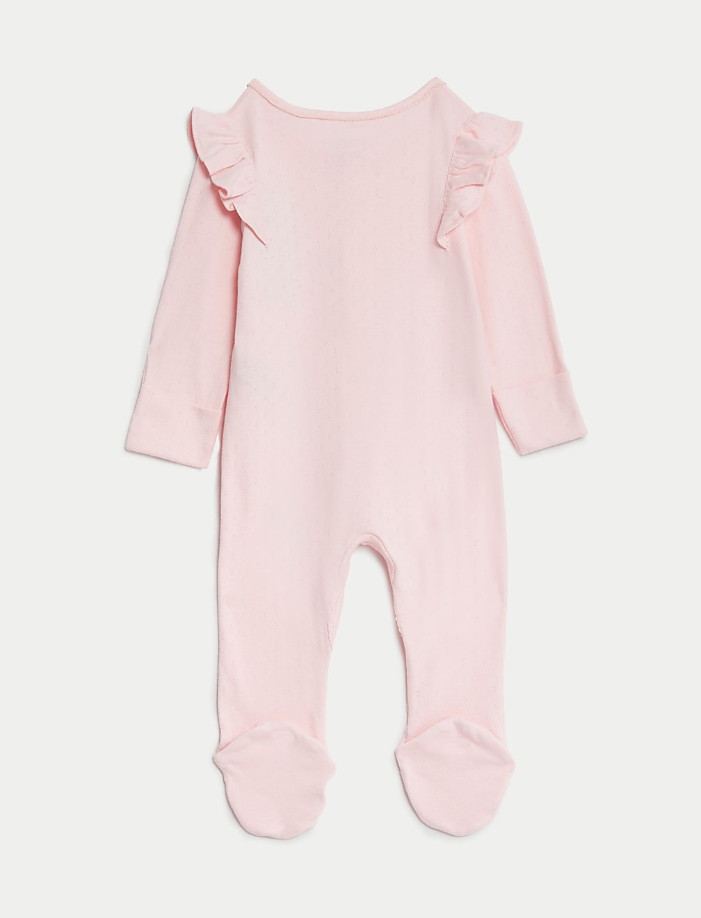 3pk Pure Cotton Bunny & Floral Sleepsuits (6½lbs-3 Yrs)