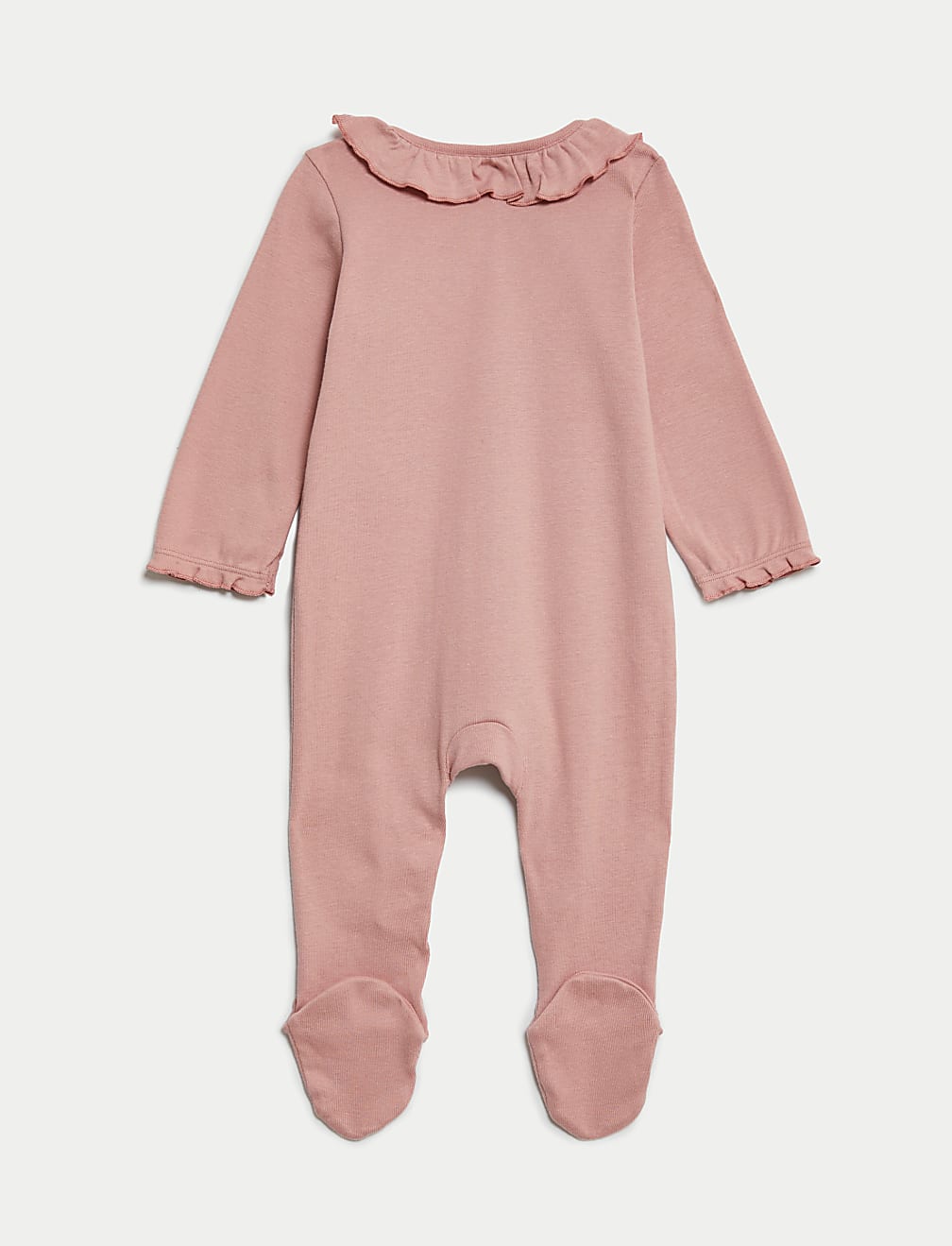 2pk Pure Cotton Floral Sleepsuits (7lbs-3 Yrs)