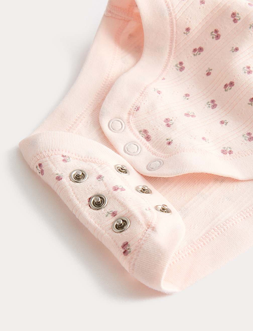 3pk Pure Cotton Floral Long Sleeve Bodysuits (0-3 Yrs)