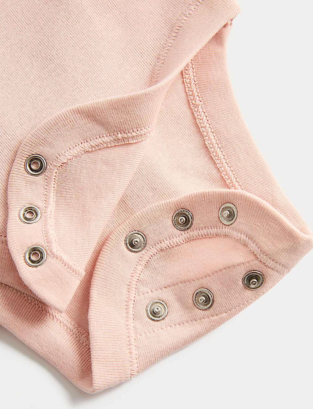 5 Pack Pure Cotton Plain Long Sleeve Bodysuits (7lbs-3 Yrs)