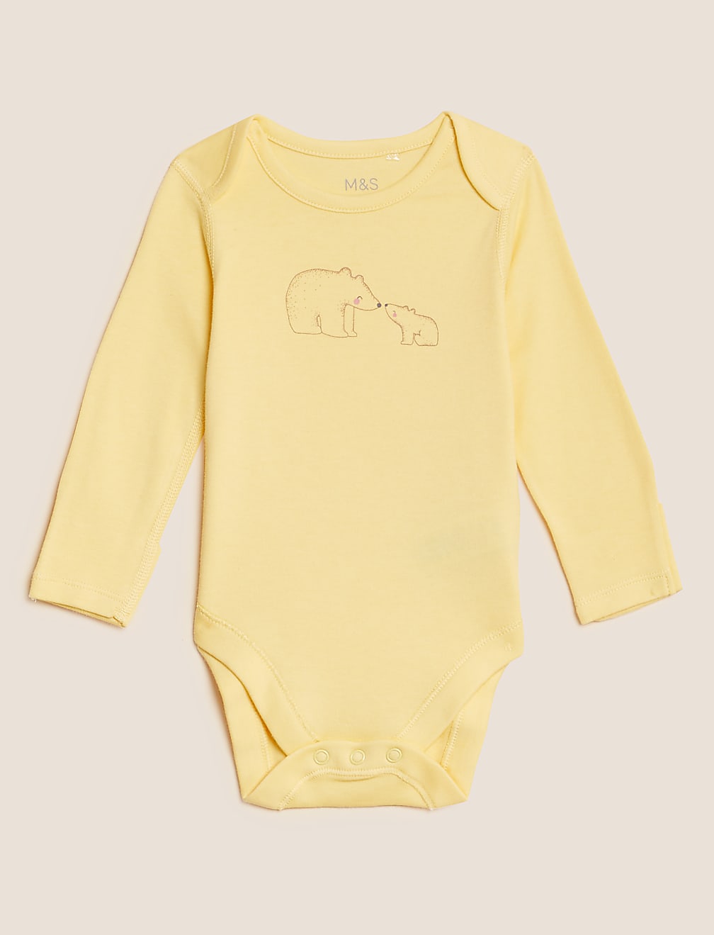 3pk Pure Cotton Animal Print Bodysuits (6&frac12;lbs-3 Yrs)