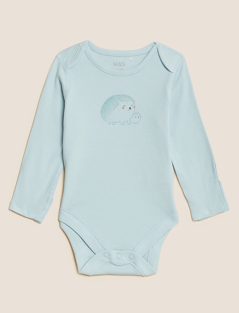 3pk Pure Cotton Animal Print Bodysuits (6&frac12;lbs-3 Yrs)