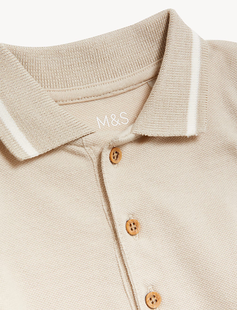 3pk Pure Cotton Polo Bodysuits (0-3 Yrs)