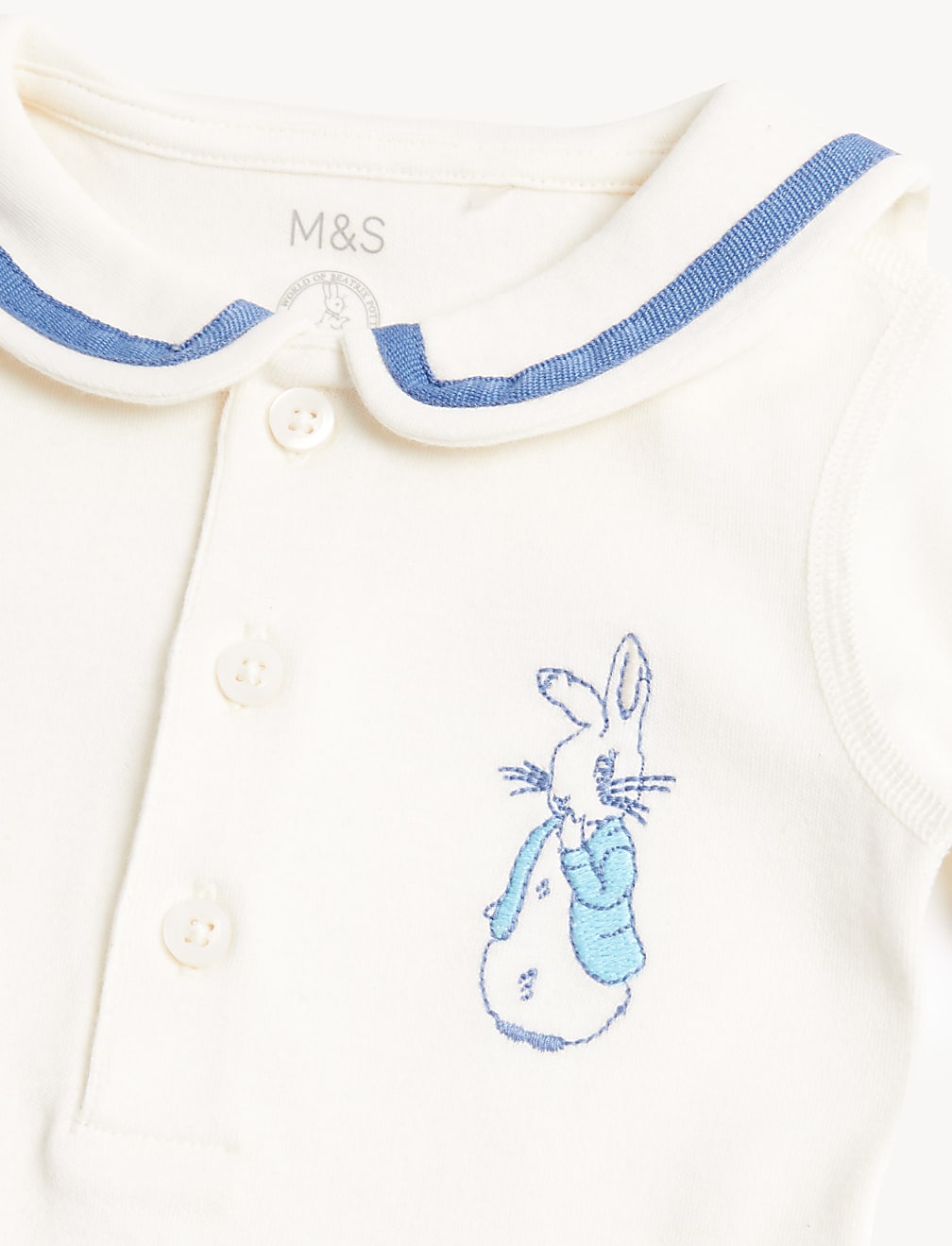 2pk Pure Cotton Peter Rabbit™ Bodysuits