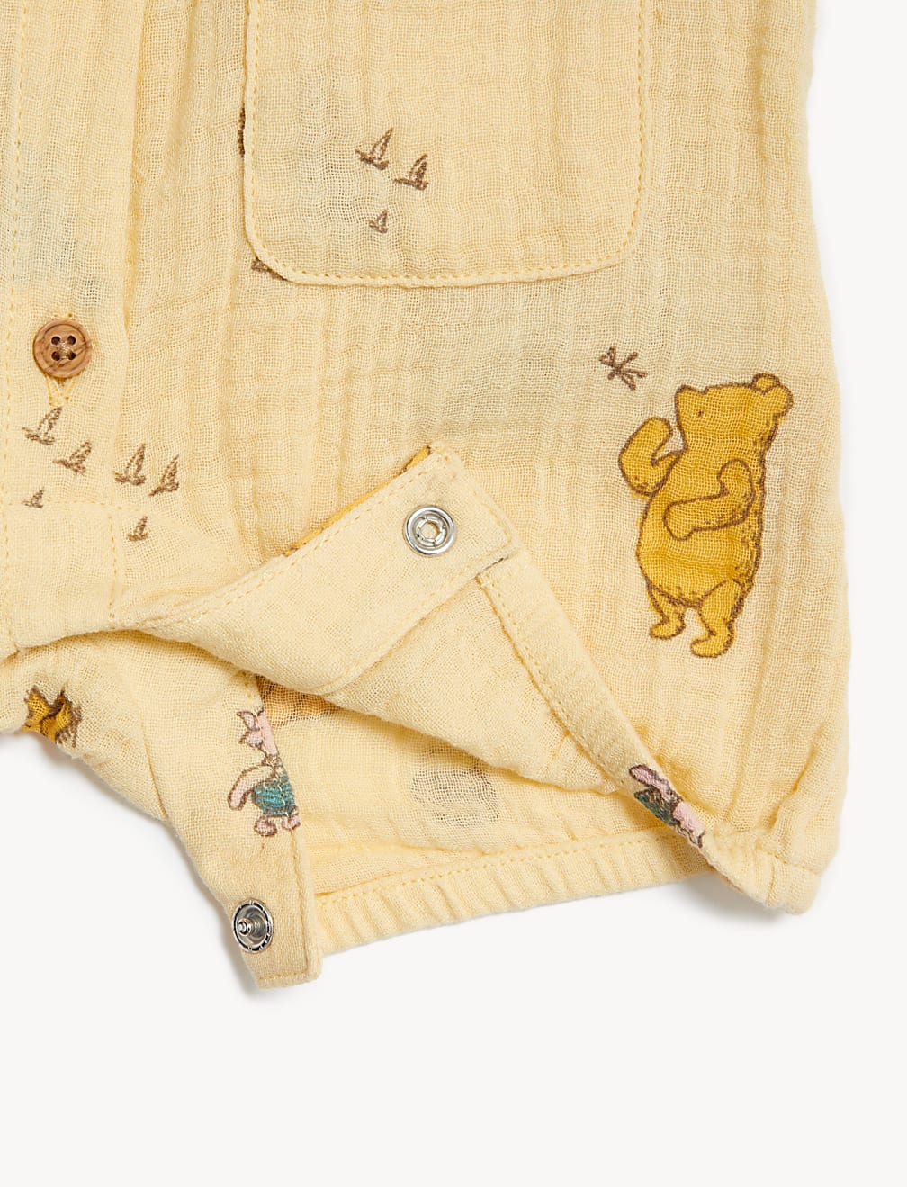 Pure Cotton Winnie the Pooh™ Romper (7lbs-1 Yrs)