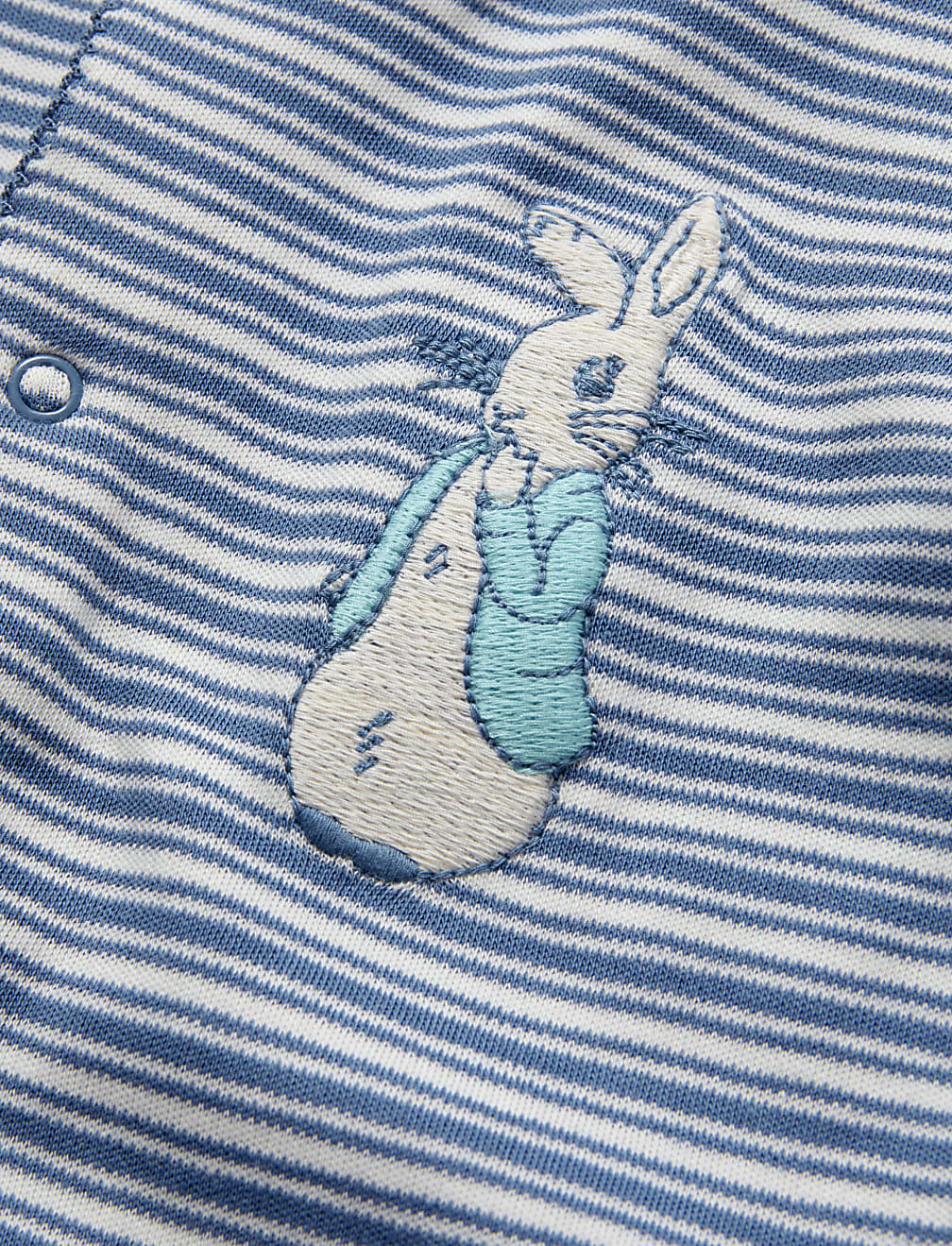 2pk Pure Cotton Peter Rabbit™ Sleepsuits (0-3 Yrs)