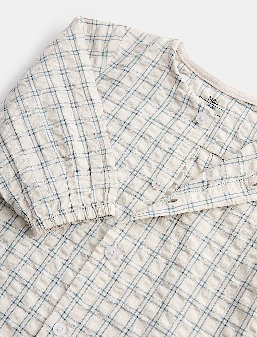 3 Piece Gingham Outfit & Hat Set (0-2 Yrs)