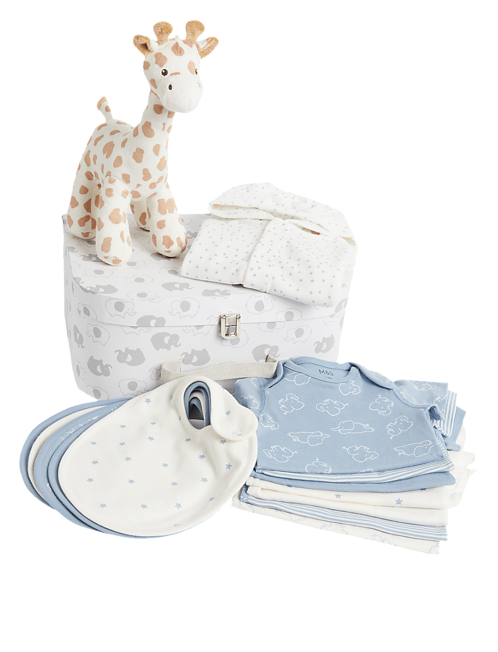 14pc Animal Print Blue Gift Set