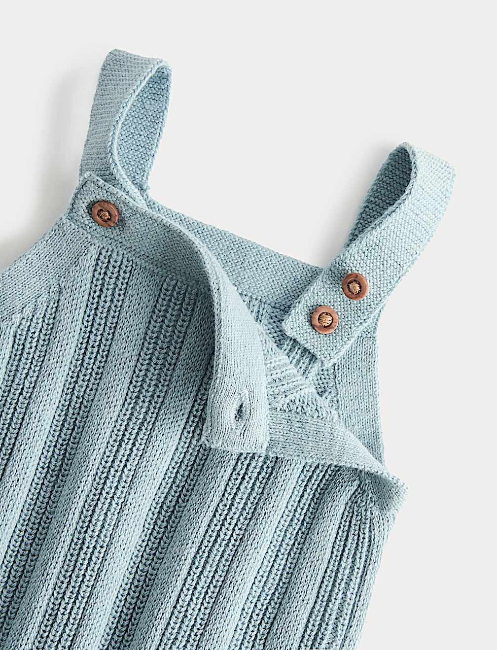 Pure Cotton Knitted Bibshort (7lbs-1 Yrs)