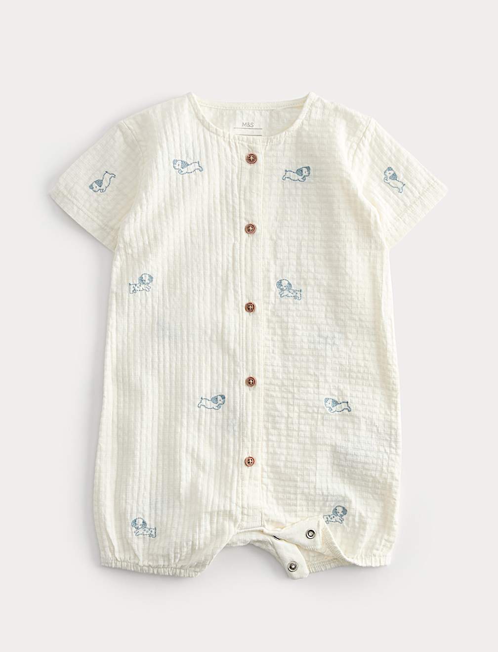 2 Piece Pure Cotton Romper & Socks Outfit (7lbs-2 Yrs)