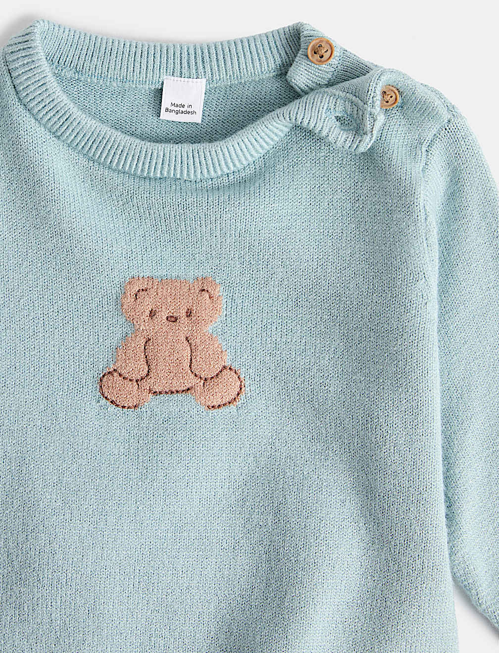 2 Piece Intarsia Bear Knitted Outfit (0-12 Mths)