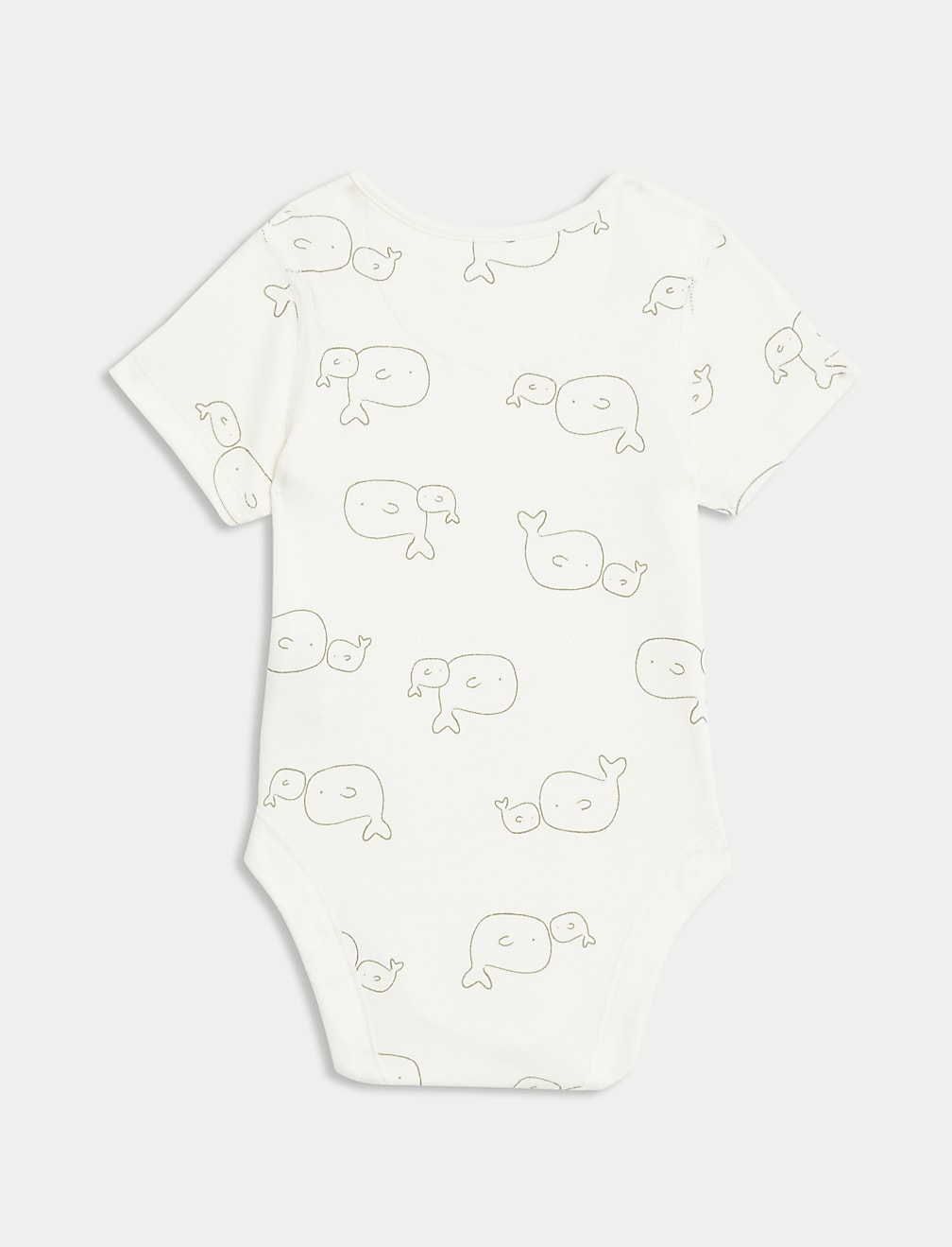7pk Pure Cotton Patterned Bodysuits (5lbs-3 Yrs)