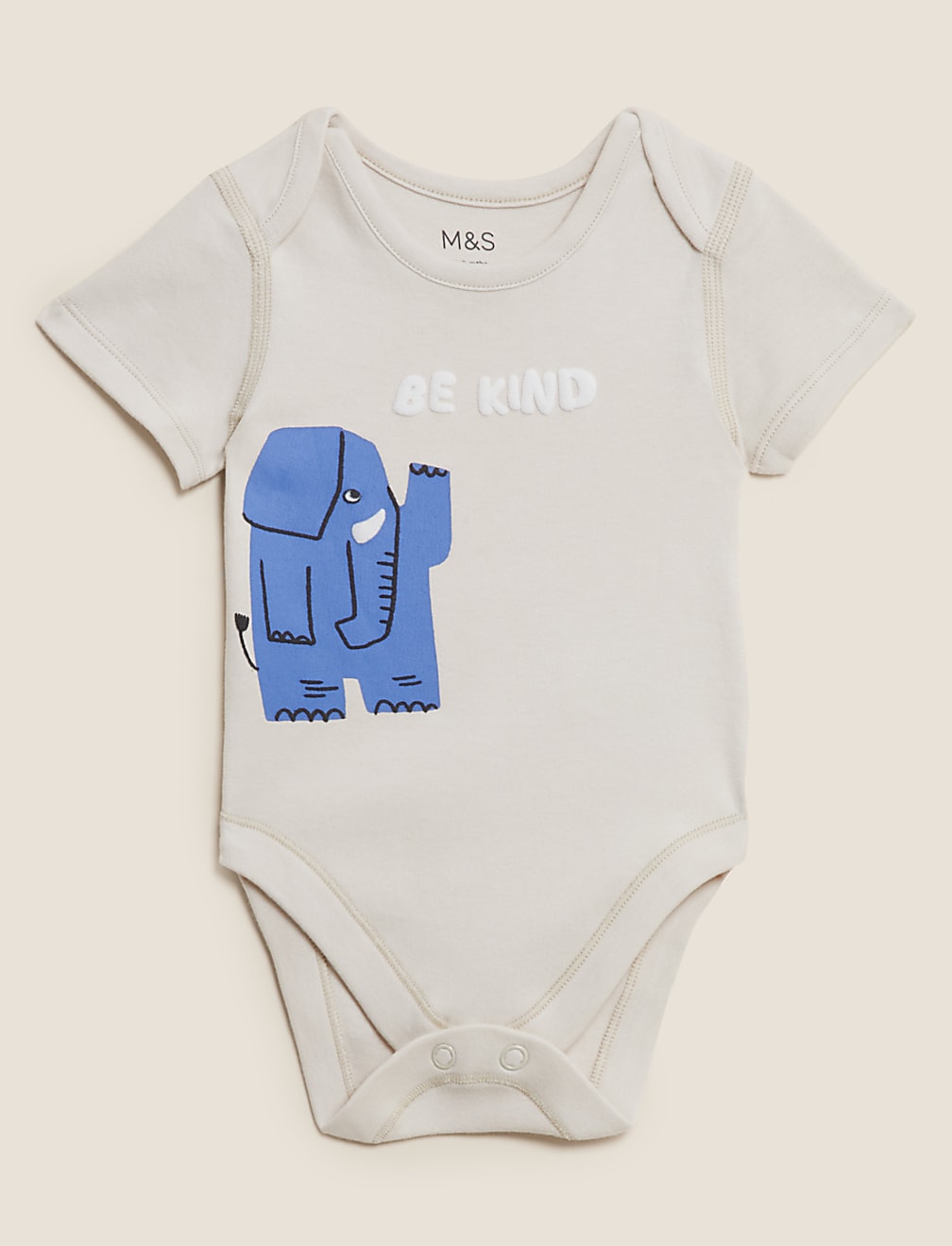 3pk Pure Cotton Safari Bodysuits (6½lbs - 3 Yrs)