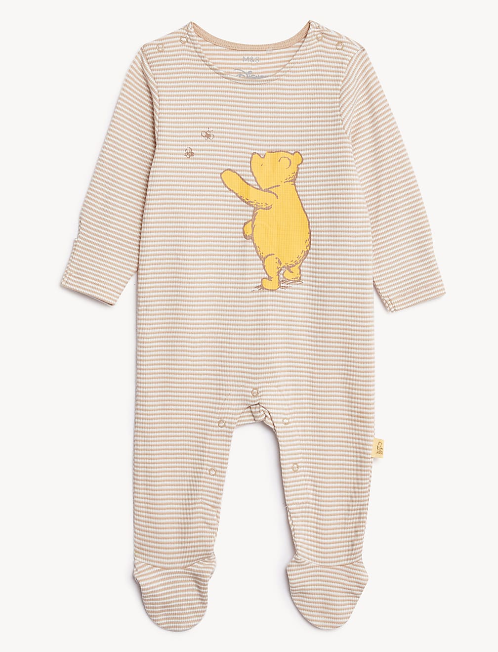 2pk Pure Cotton Winnie the Pooh™ Sleepsuits