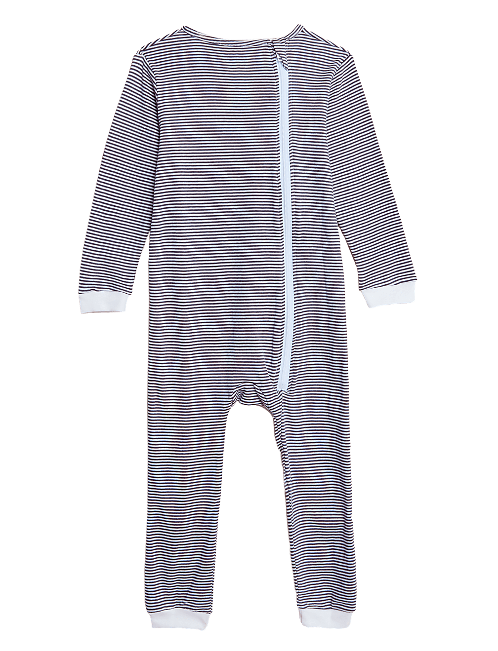 Adaptive Pure Cotton Striped Sleepsuit
