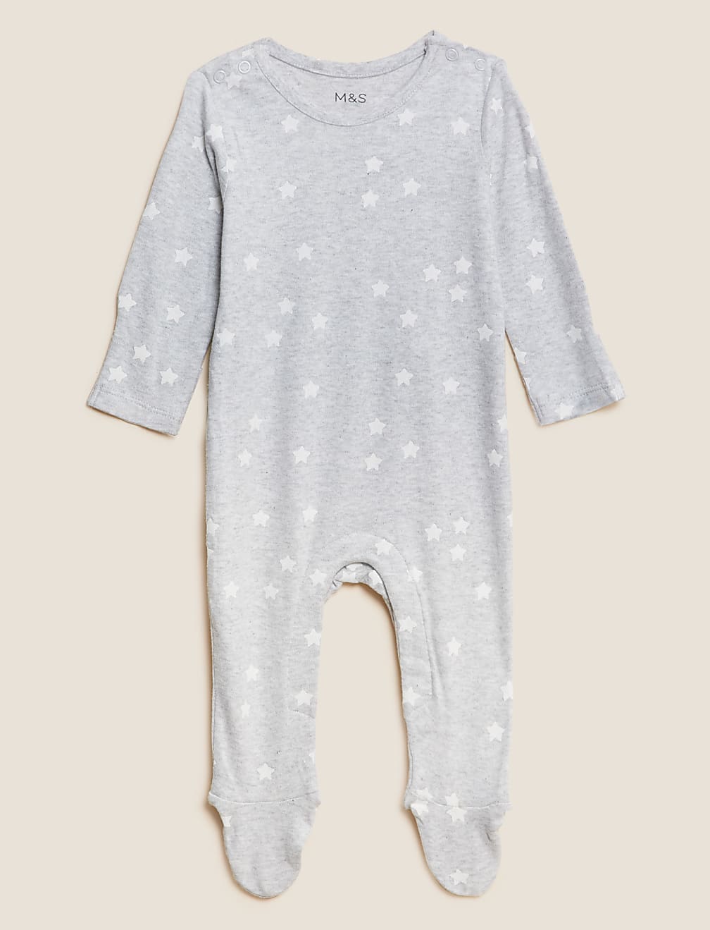 3pk Cotton Rich Christmas Sleepsuits