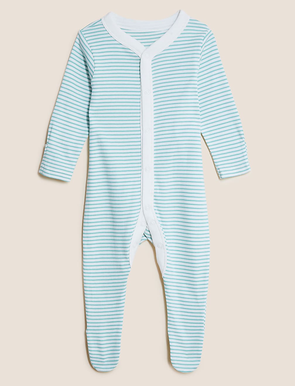 3pk Pure Cotton Printed Sleepsuits (5lbs-3 Yrs)