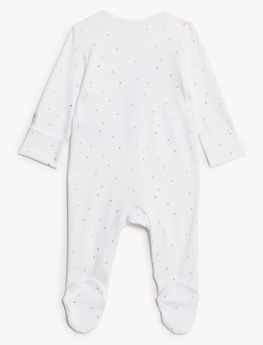 Pure Cotton Born In 2023 Star Sleepsuit