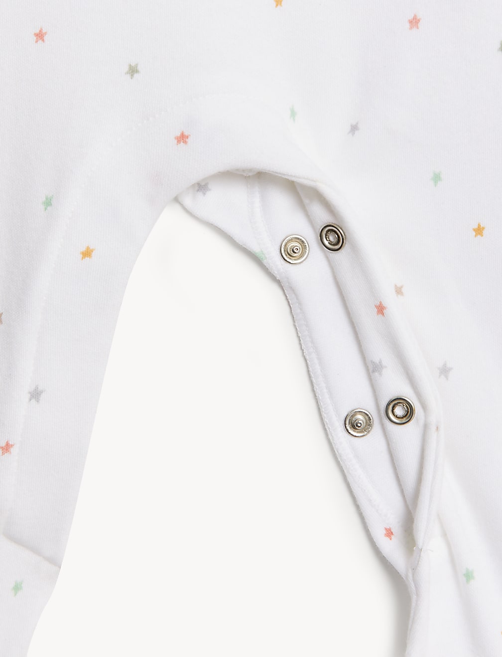 Pure Cotton Born In 2023 Star Sleepsuit