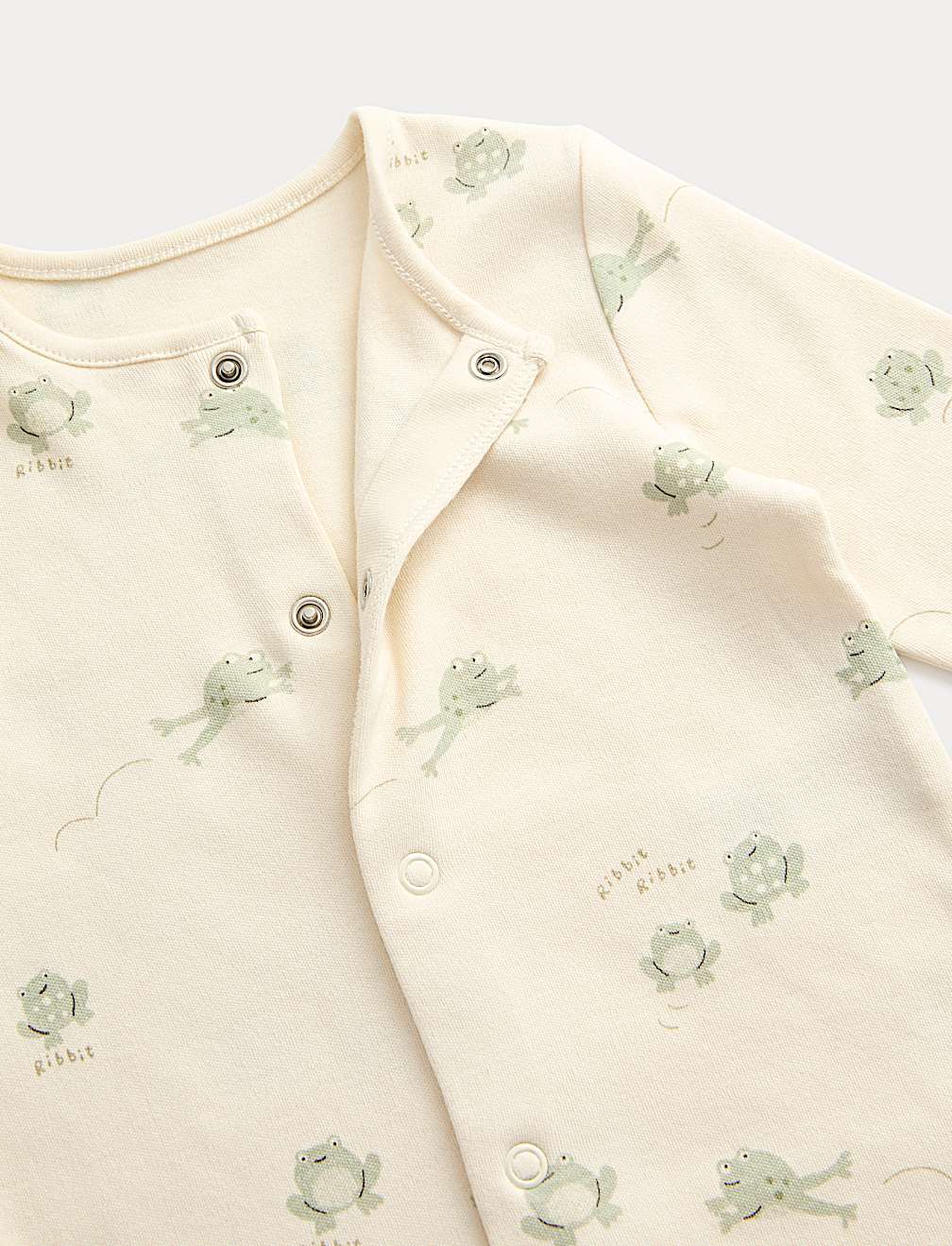 3 Pack Pure Cotton Frog Sleepsuits (0 Mths-3 Yrs)