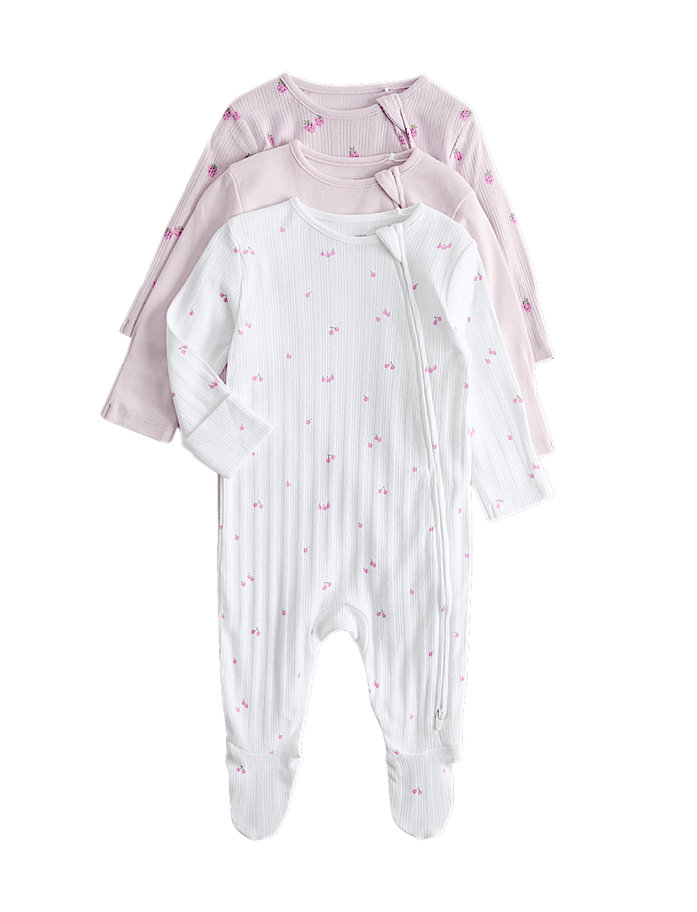 3 Pack Pure Cotton Printed Sleepsuits (6lbs 3oz-3 Yrs)