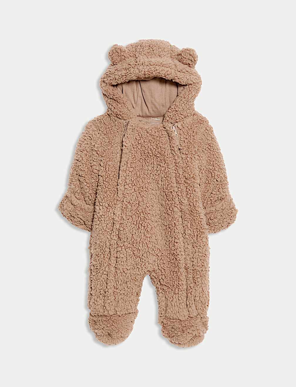 Borg Zip Pramsuit (0-12 Mths)