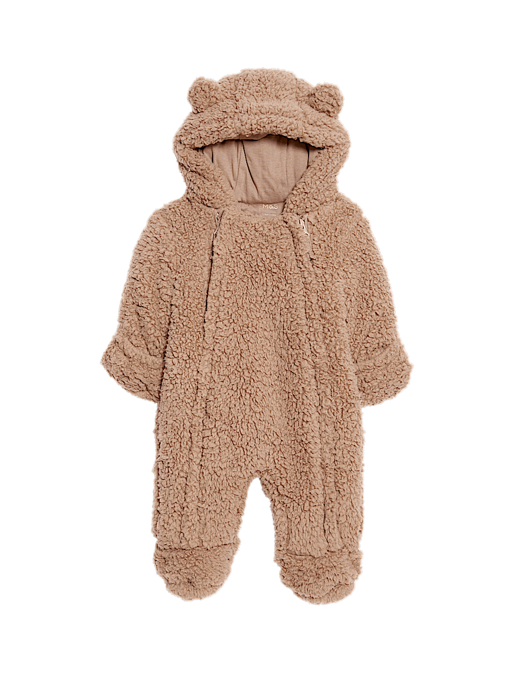 Borg Zip Pramsuit (0-12 Mths)
