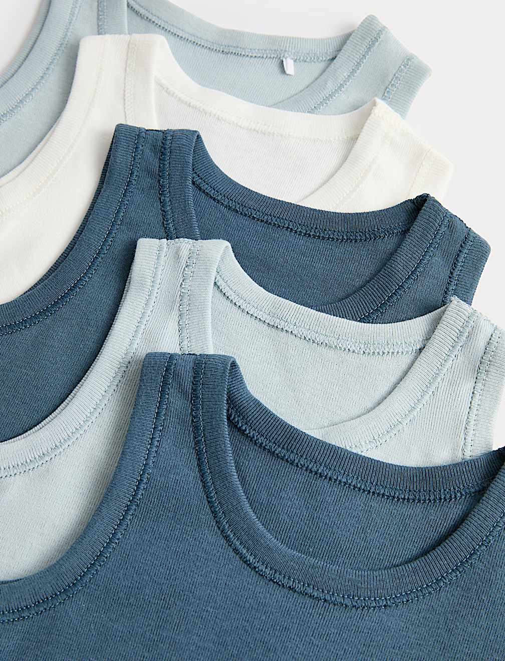 5 Pack Pure Cotton Bodysuits (7lbs - 3 Yrs)