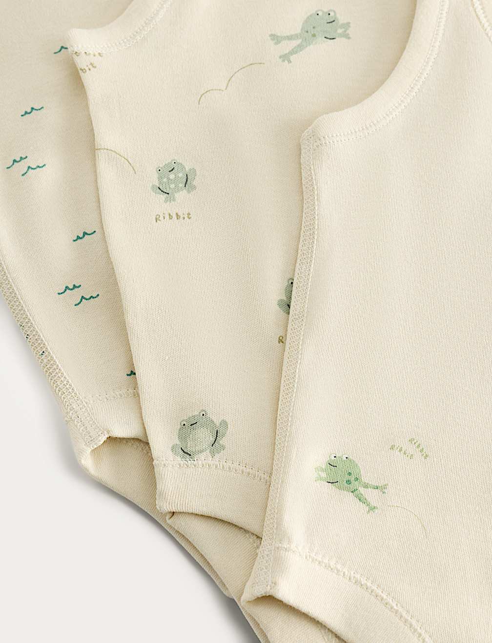 7 Pack Pure Cotton Unisex Bodysuits (7lbs-3 Yrs)