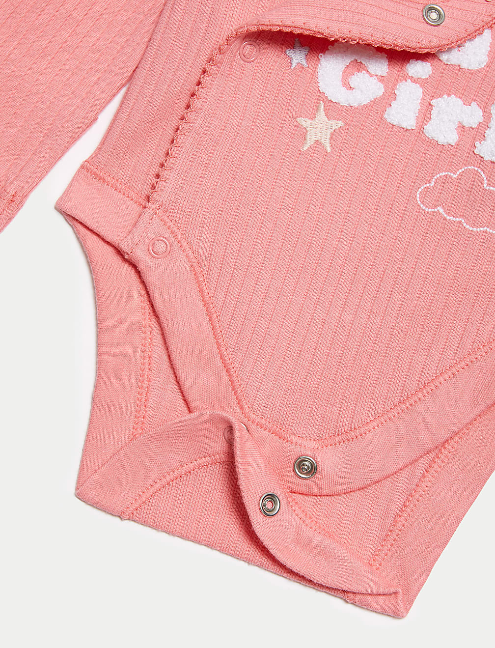 Pure Cotton It's a Girl Bodysuit (0-3 Mths)