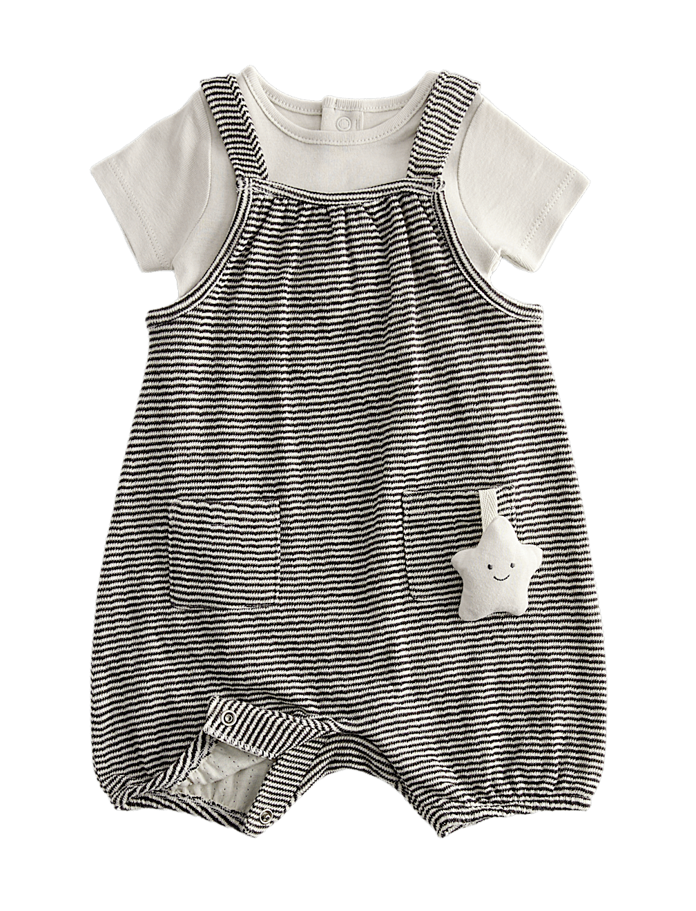 Pure Cotton Dungaree Outfit (7lbs-1 Yrs)