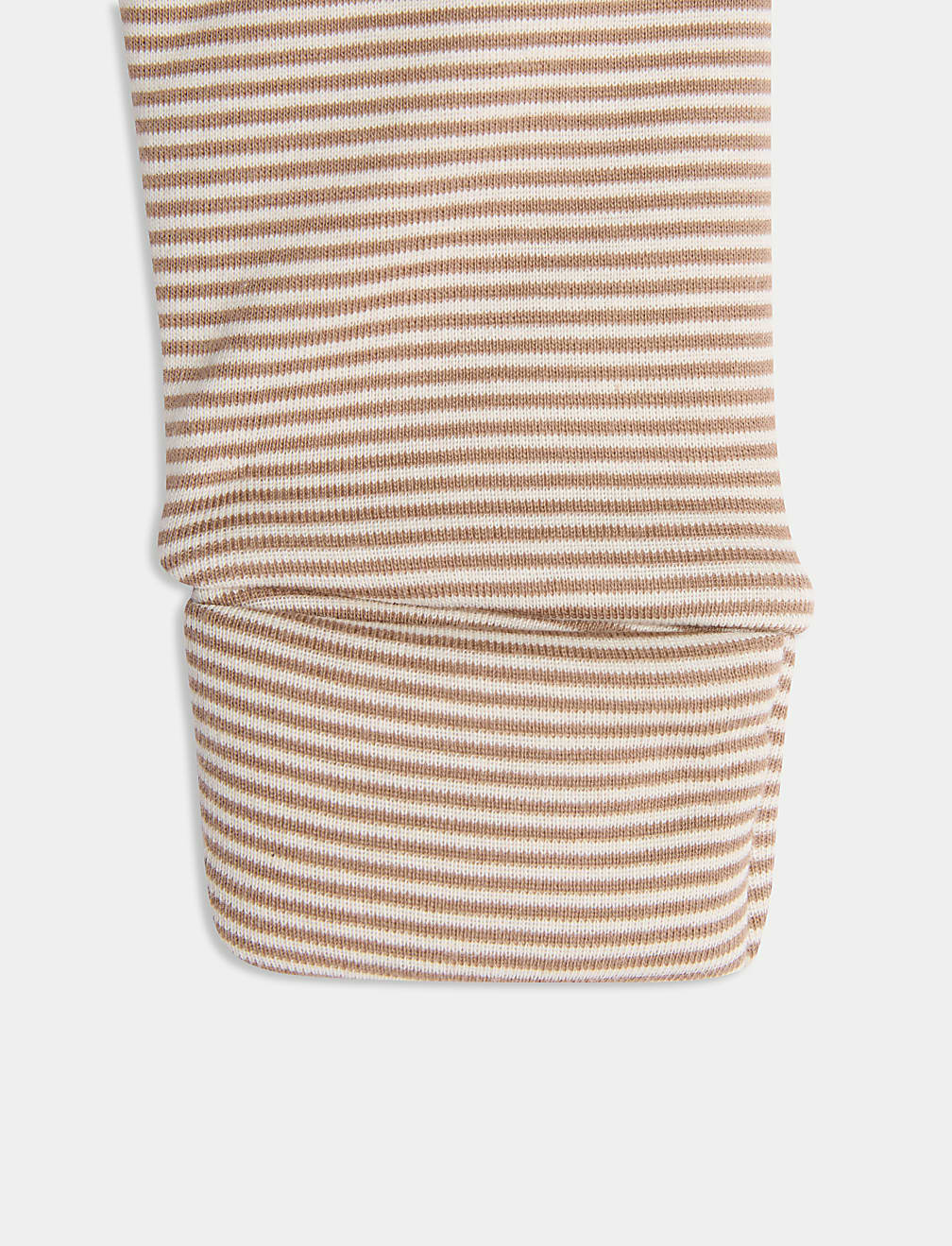 Pure Cotton Striped 2.5 Tog Sleepsuit (0-3 Yrs)