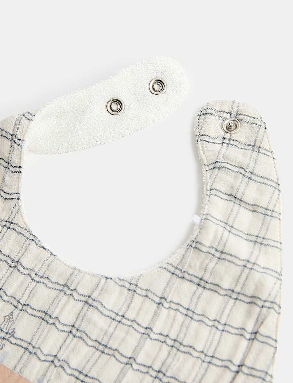 3 Pack Pure Cotton Dribble Bibs