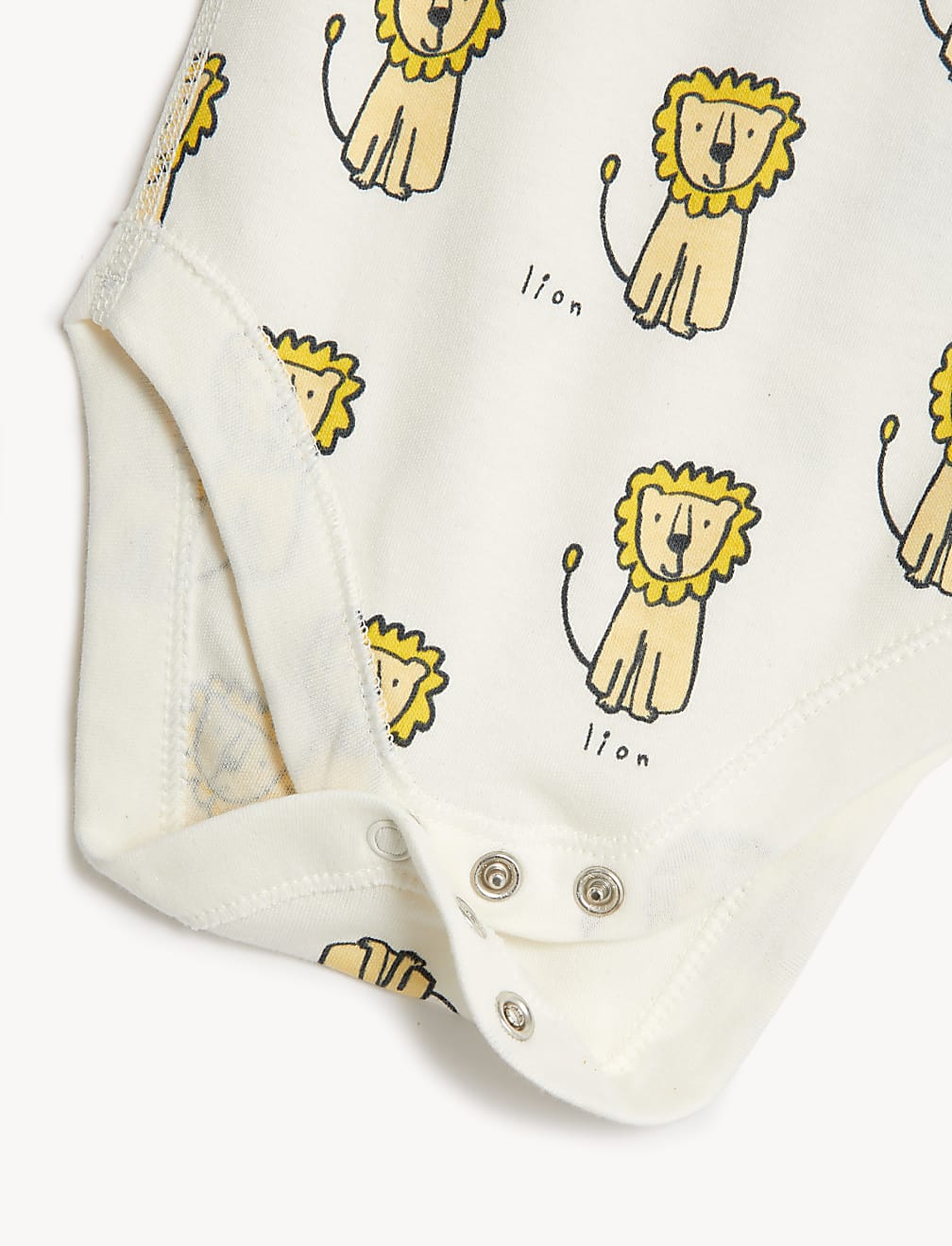 3pk Pure Cotton Animal Print Bodysuits