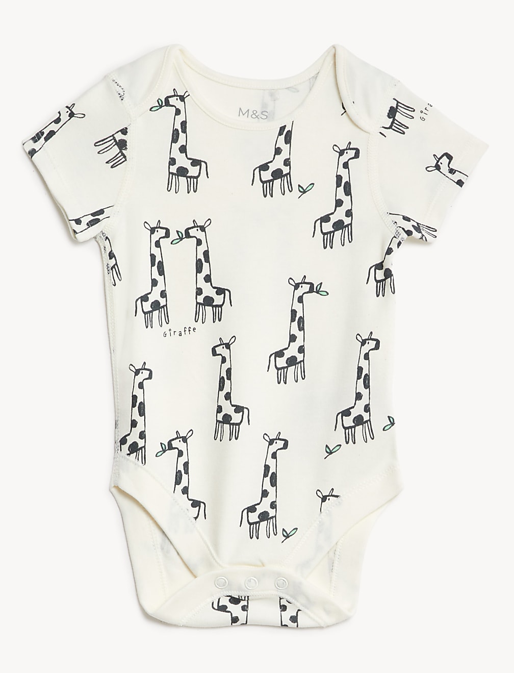 3pk Pure Cotton Animal Print Bodysuits