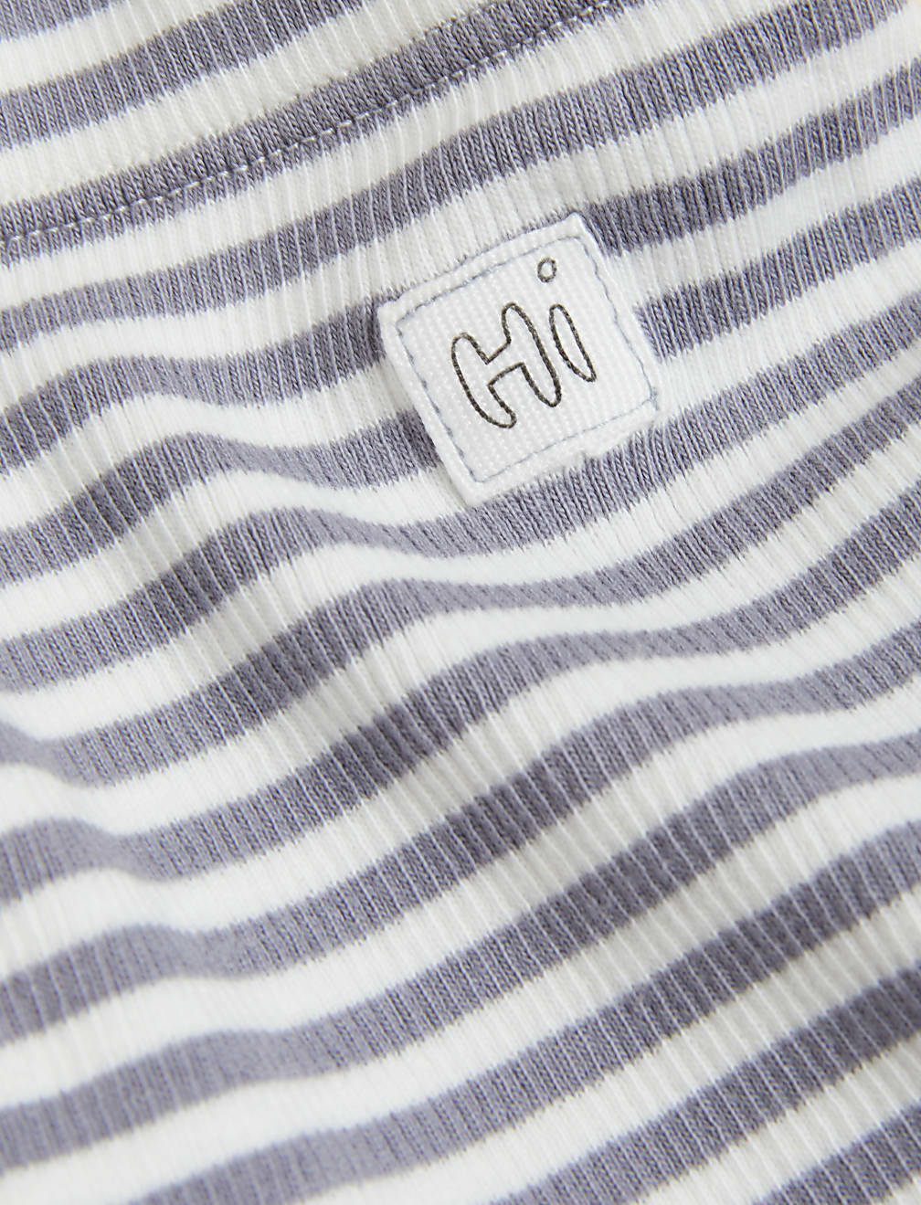 Cotton Rich Striped Ribbed Leggings