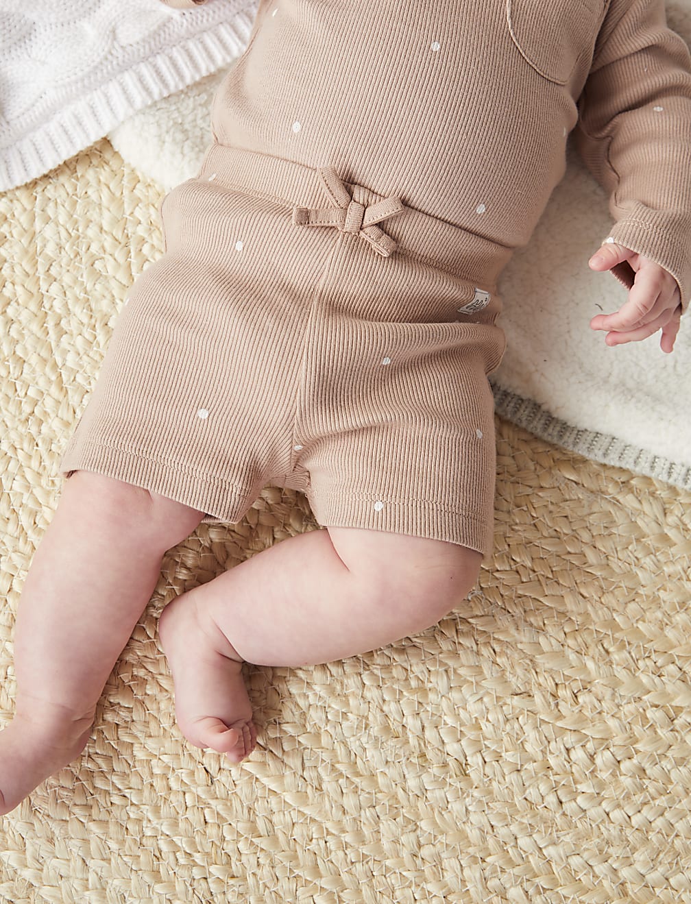 Cotton Rich Spot Shorts