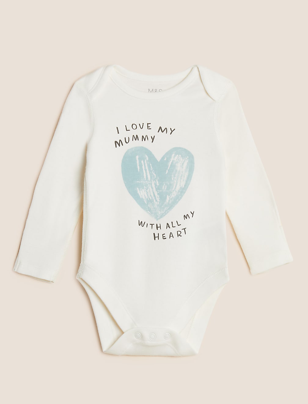 Pure Cotton Mummy Slogan Bodysuit